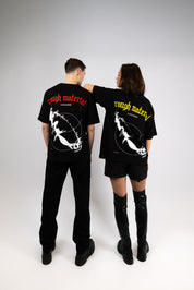 Barbed wire puff T-shirt YELLOW